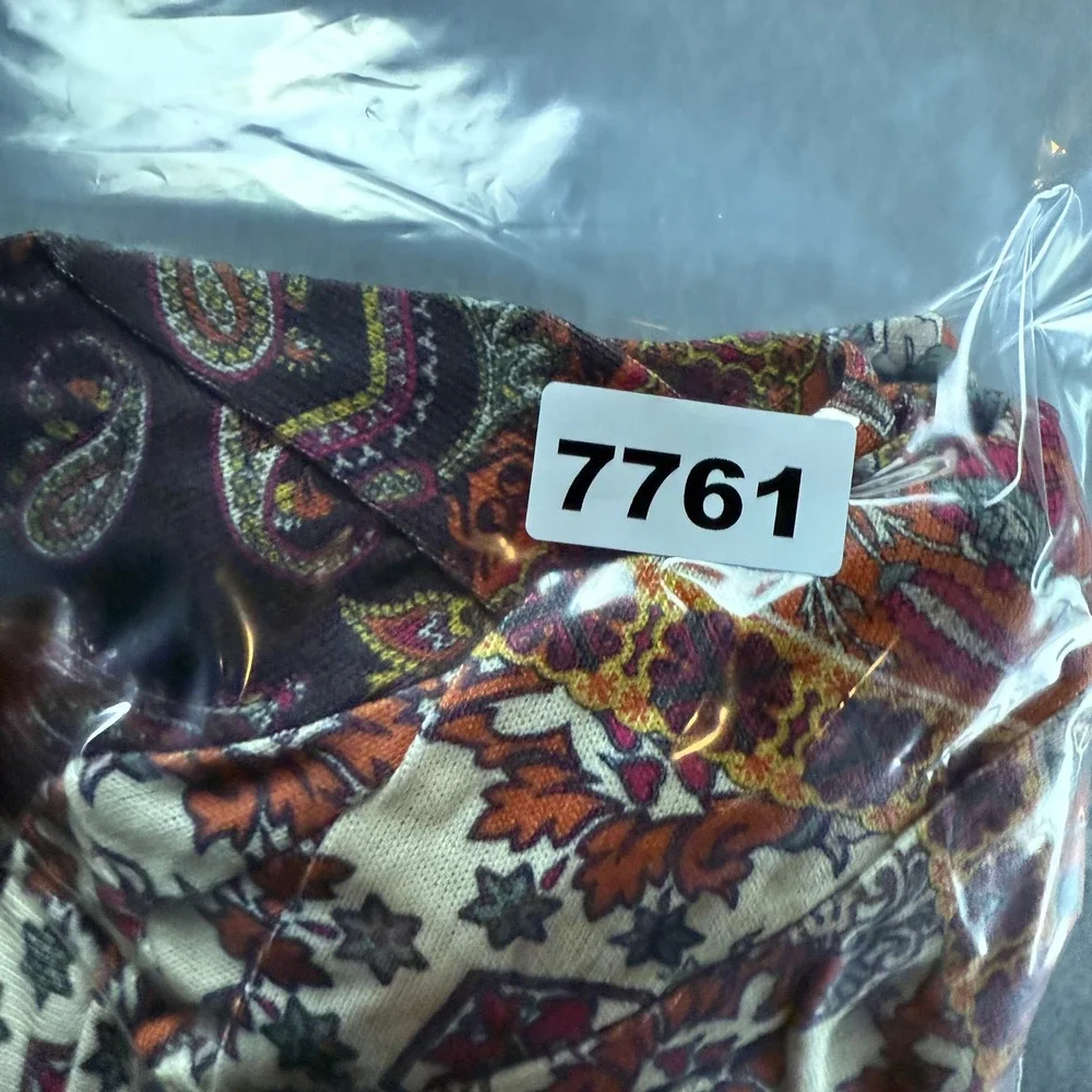 Flying‎ Tomato Open Front Cardigan, Paisley Print, Boho, Colorful, Womens